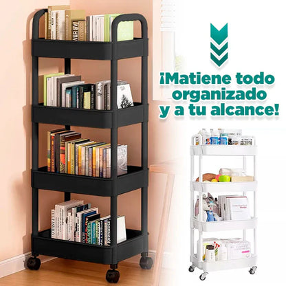 Carrito Organizador 4 niveles-Organiza fácil tu casa