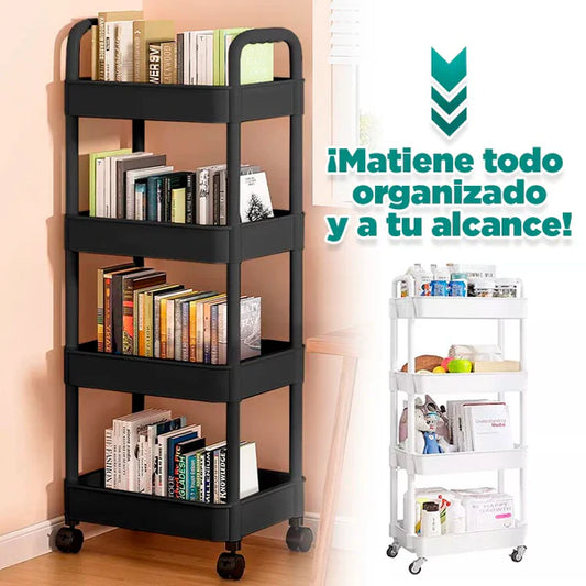 Carrito Organizador 4 niveles-Organiza fácil tu casa